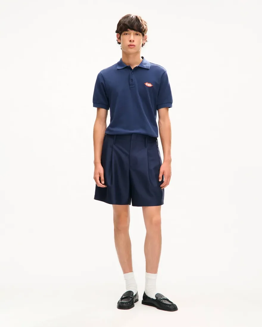 Поло Kenzo slim fit з бавовни — фото 4
